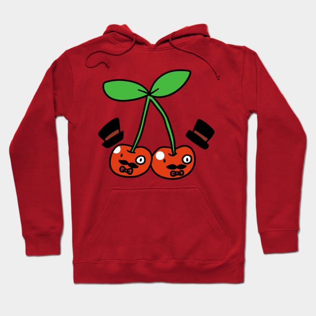 Fancy Cherries Hoodie by saradaboru